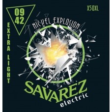 Savarez Strings for E-guitar Nickel Explosion Roundcore Extra-Light .009-.042